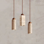 Natural Travertine GLigEt Pendant Light