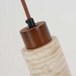 Natural Travertine GLigEt Pendant Light