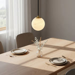 Nordic Simple Marble Spherical Pendant Lamp - view 6 | Severn Lighting