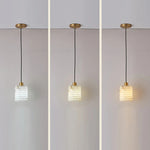 Nordic Threaded Marble Pendant Lamp