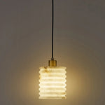 Nordic Threaded Marble Pendant Lamp