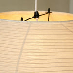 Odile Ribbed Paper Dome Pendant Light - view 22 | Severn Lighting