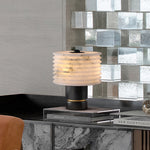 Outela Alabaster Brass Table Lamp