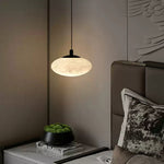 Oval Marble Pendant Light