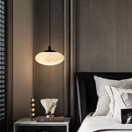Oval Marble Pendant Light