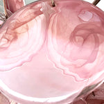 Pink Murano Disc Chandelier