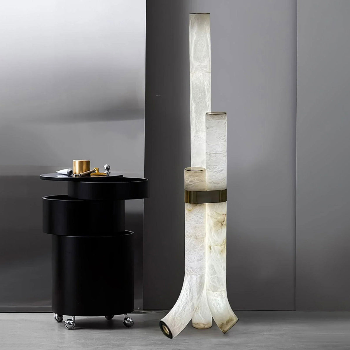 Irregular Tubular Floor lamp