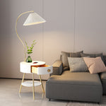 Modern Pleated Drawer Floor Lamp
