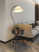 Modern Pleated Drawer Floor Lamp