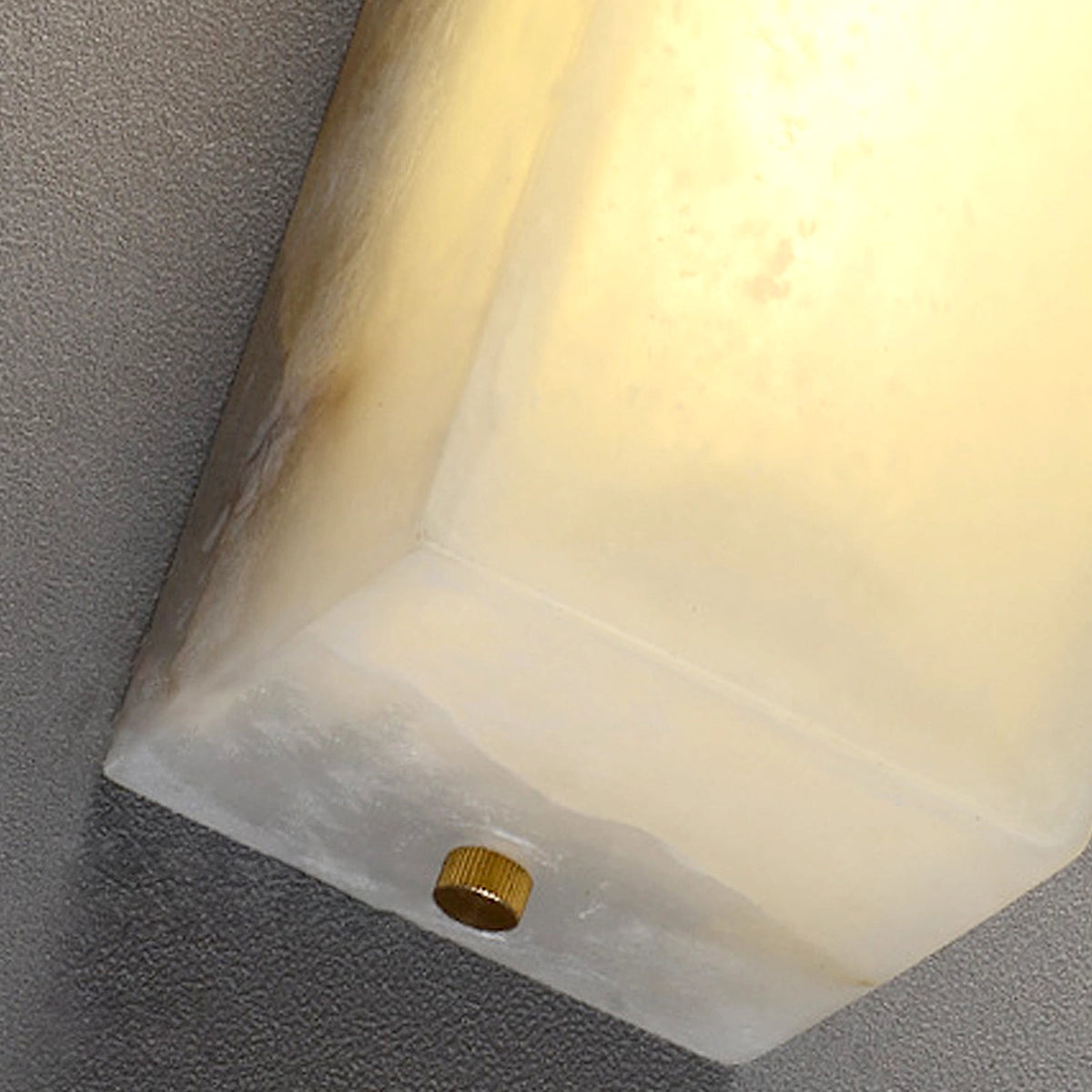 Rectangular Alabaster Wall Lamp