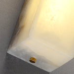 Rectangular Alabaster Wall Lamp