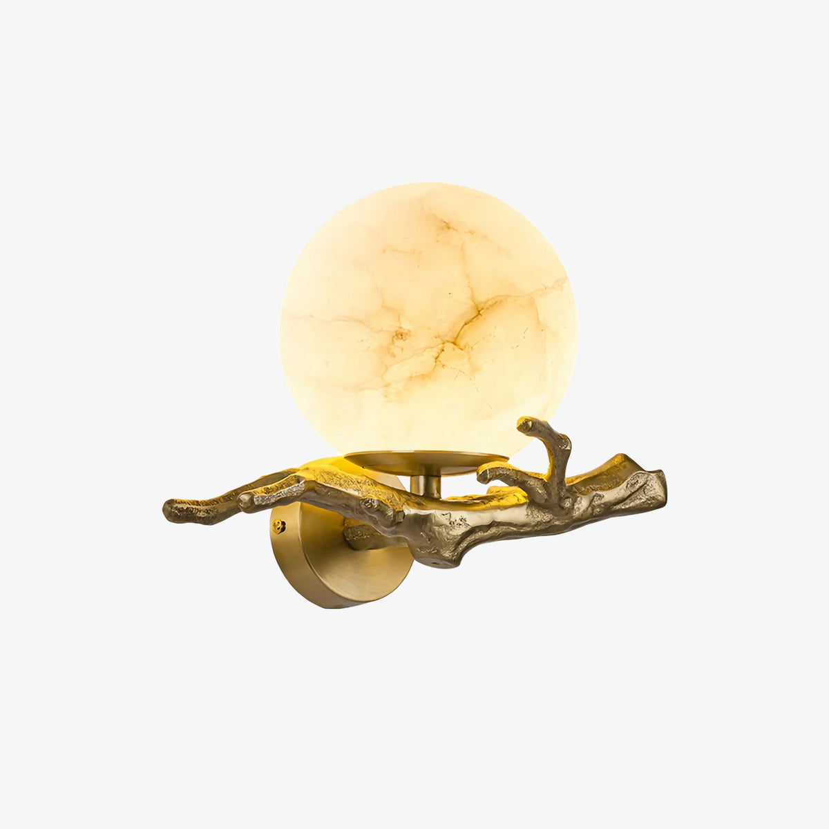 Retro Twigs Alabaster Wall Lamp