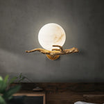 Retro Twigs Alabaster Wall Lamp