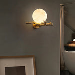 Retro Twigs Alabaster Wall Lamp