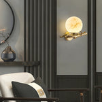 Retro Twigs Alabaster Wall Lamp