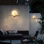 Retro Twigs Alabaster Wall Lamp