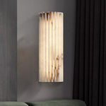 Ribbed Vertical Resin Wall Light