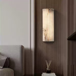 Ribbed Vertical Resin Wall Light