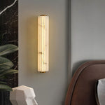 Ribbed Vertical Resin Wall Light