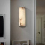 Ribbed Vertical Resin Wall Light