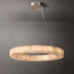 Rivage Shape Alabaster Round Pendant Lamp