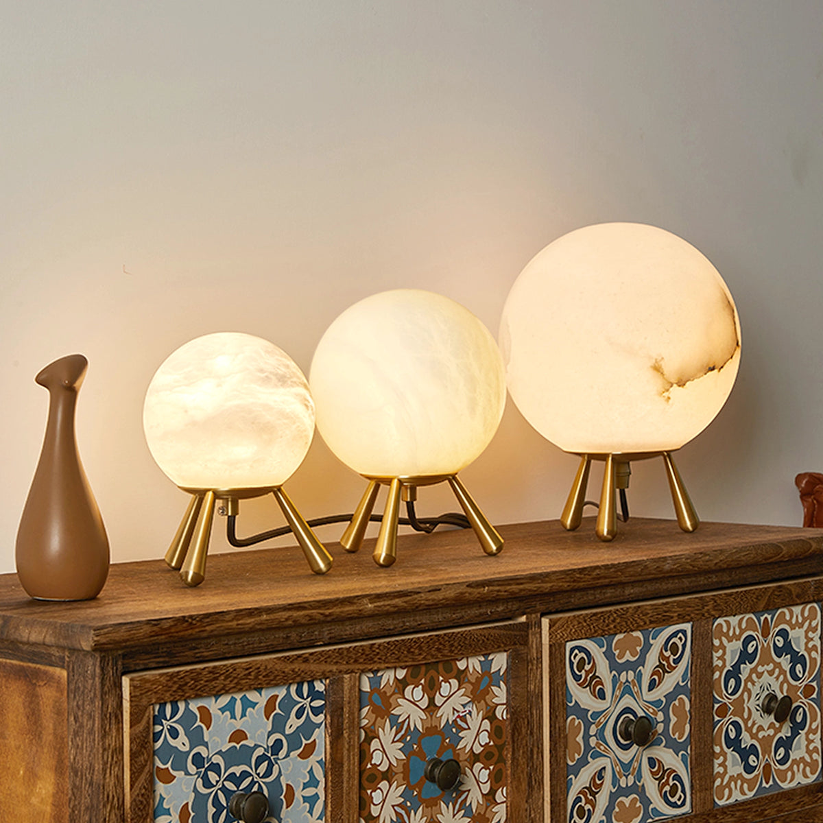 Romi Alabaster Table Lamp