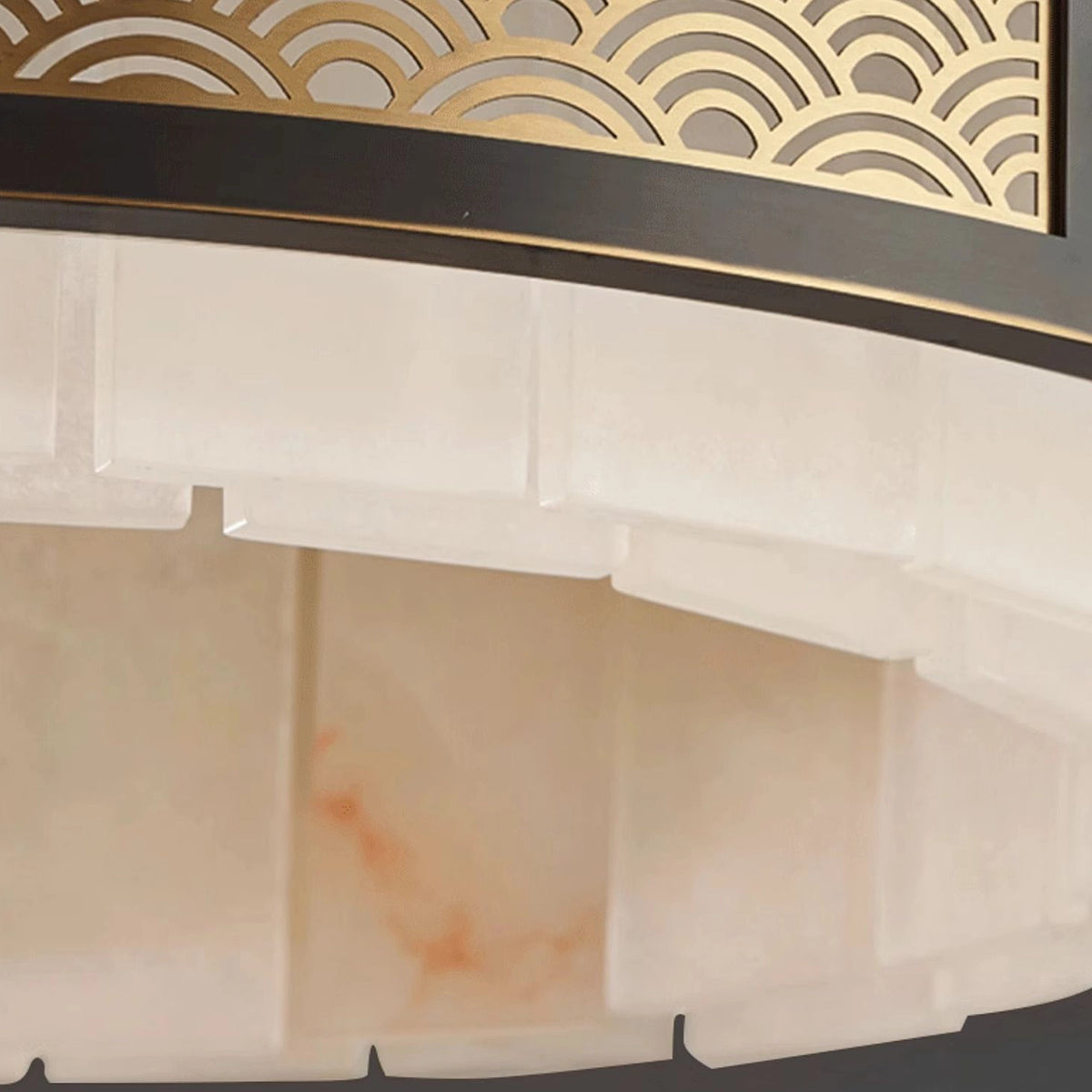 Round AlabasterChandelier