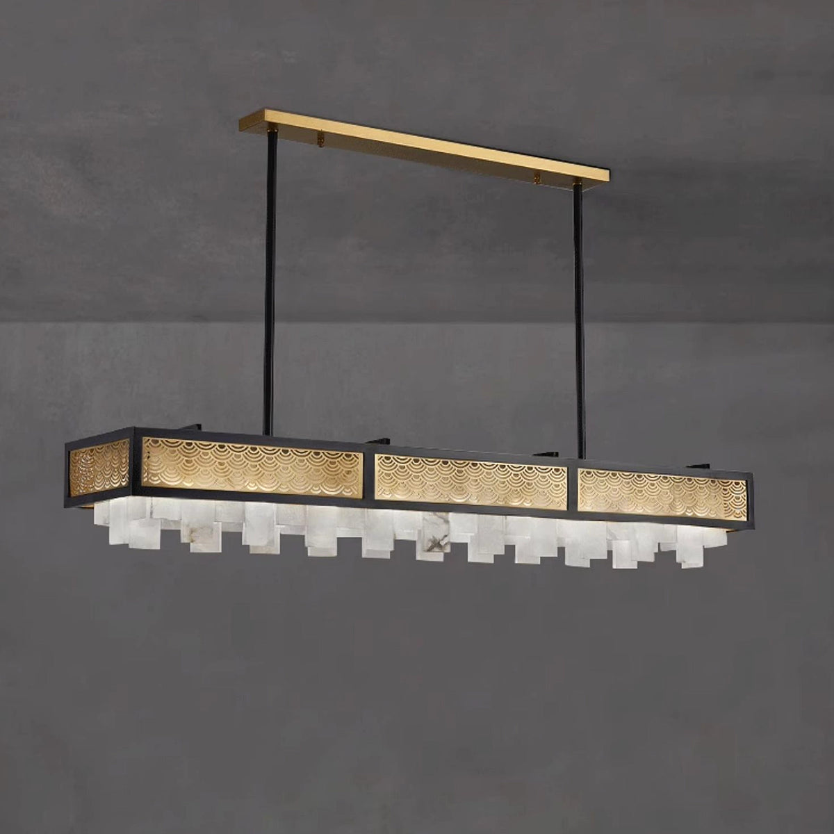 Round AlabasterChandelier