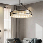 Round AlabasterChandelier