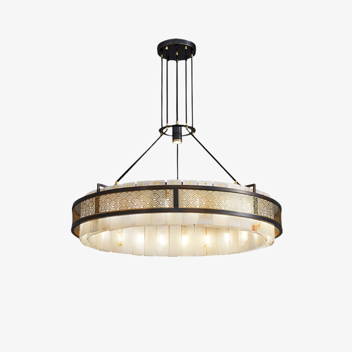 Round AlabasterChandelier