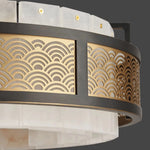 Round AlabasterChandelier