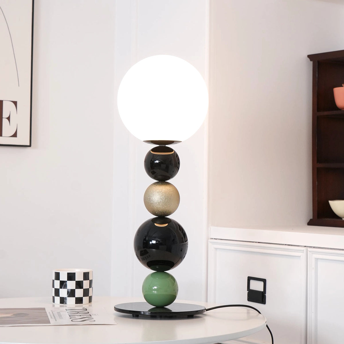 Round Balls Stacking Table Lamp