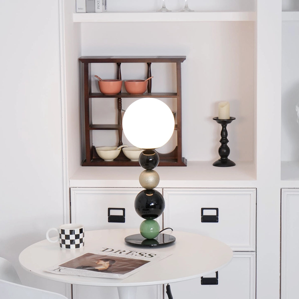 Round Balls Stacking Table Lamp