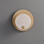 Round Harlan Alabaster Wall Lamp