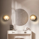 Round Harlan Alabaster Wall Lamp