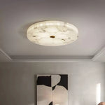 Round Alabaster Ceiling Light