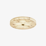 Round Alabaster Ceiling Light