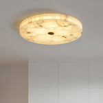 Round Alabaster Ceiling Light