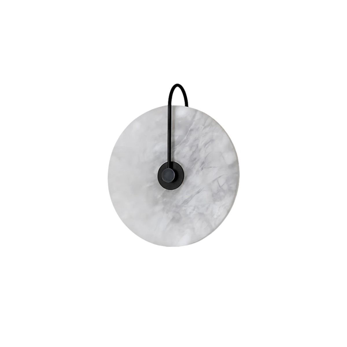 Round Modern Alabaster Wall Lamp