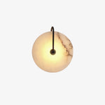 Round Modern Alabaster Wall Lamp