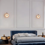 Round Modern Alabaster Wall Lamp