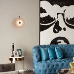 Round Modern Alabaster Wall Lamp