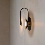 Round Modern Alabaster Wall Lamp