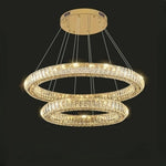 Modern Round Ring Crystal Chandelier
