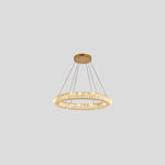 Modern Round Ring Crystal Chandelier