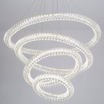 Modern Round Ring Crystal Chandelier
