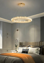 Modern Round Ring Crystal Chandelier