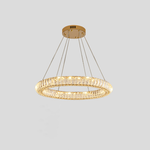 Modern Round Ring Crystal Chandelier