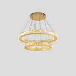 Modern Round Ring Crystal Chandelier