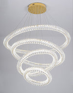 Modern Round Ring Crystal Chandelier